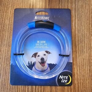 Nite Ize NiteHowl LED Dog Collar - Blue 2 Modes Glow And Flash